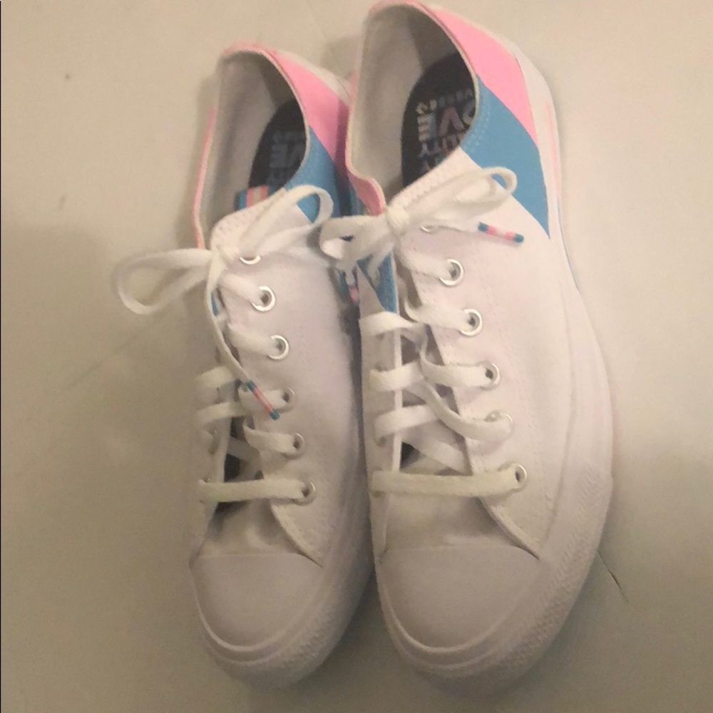 Diversity Equality Love Men’s Converse Sneakers - Picture 2 of 2